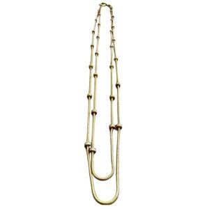 Ralph Lauren Gold Double-Strand Necklace